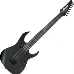 Ibanez RGIXL7 BKF Iron Label - black flat Solde