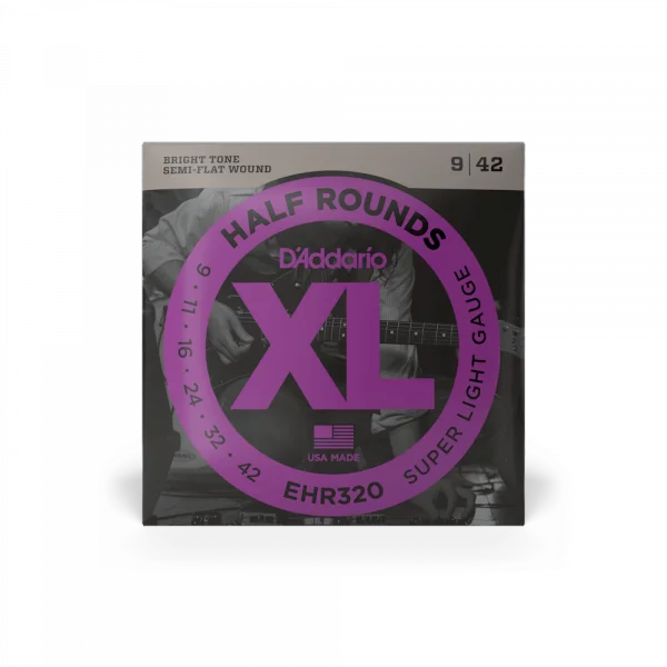 Réduction D‘addario EHR320 Electric Half Round Super Light 09-42 - jeu de 6 cordes