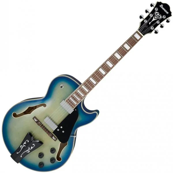 Ibanez George Benson GB10EM JBB - jet blue burst Usine Directe