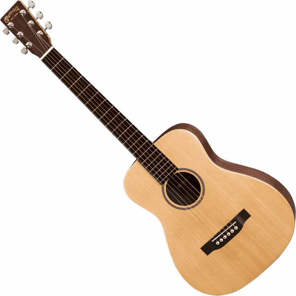 Dernier Modèle Martin LX1E Little Martin Gaucher +Bag - natural satin