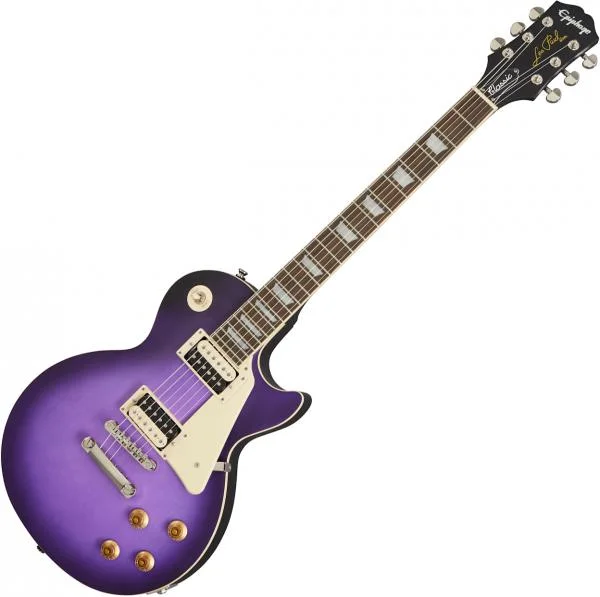 Epiphone Les Paul Classic Modern - worn purple Expédition Rapide