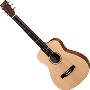 Offre Du Jour Martin LX1 Little Martin Gaucher +Bag - natural satin