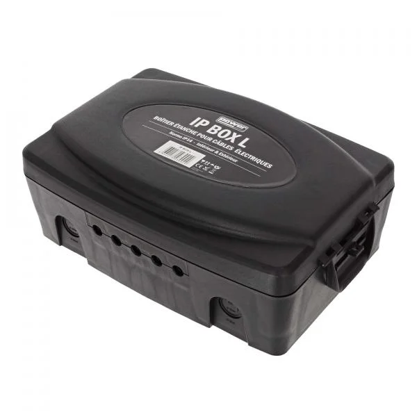 Power acoustics IP BOX L Boîtier IP54 Pour Câbles Electriques Prix Cassé