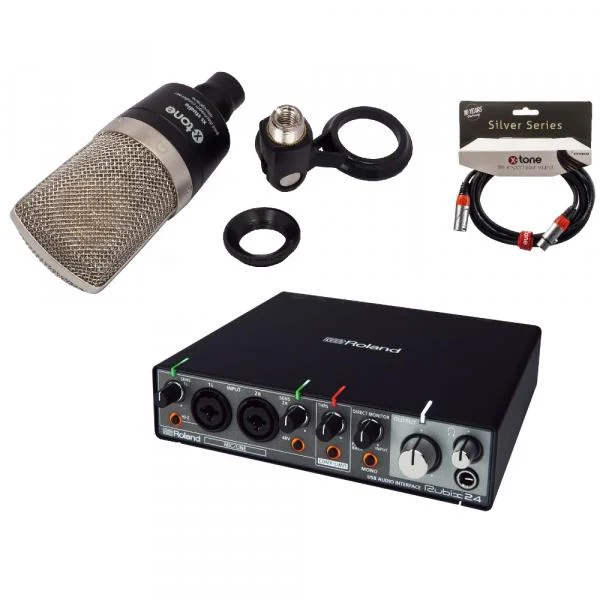Roland Rubix24 + X-TONE XS-Studio + cable XLR 3m Petit Prix