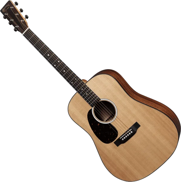 Martin D-10EL Sitka Top Road Gaucher +Bag - natural Populaire