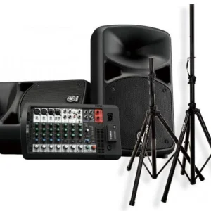 Yamaha StagePas 600BT + X-TONE XH 6310 Pied Enceinte Paire + Sac Bon Plan