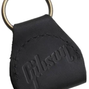 Gibson Premium Leather Pickholder Keychain - Black Prix Bas