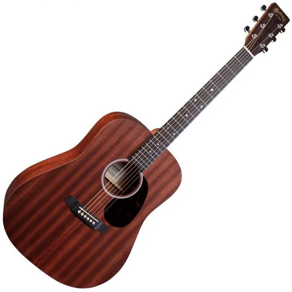 Livraison Express Martin D-10E Sapele Road +Bag - natural satin