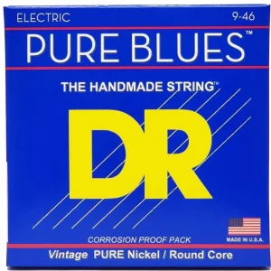 Retour Gratuit Dr PHR-9/46 Pure Blues 09-46 - jeu de 6 cordes
