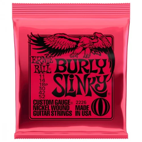 Ernie ball 2226 Burly Slinky 11-52 - jeu de 6 cordes Expédié Aujourd'hui