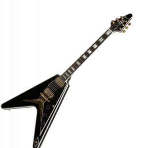 Gibson Custom Shop Flying V Custom - ebony Offre Limitée