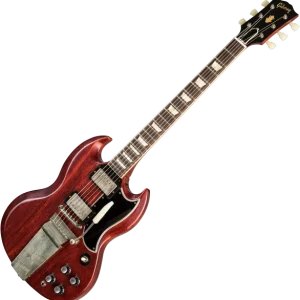 Nouvel Arrivage Gibson Custom Shop 1964 SG Standard Reissue W/ Maestro Vibrola - vos cherry red