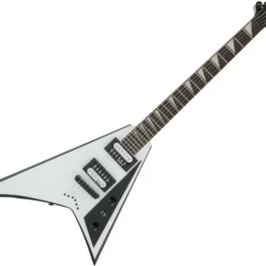Pas Cher Jackson Rhoads JS32T - white with black bevels