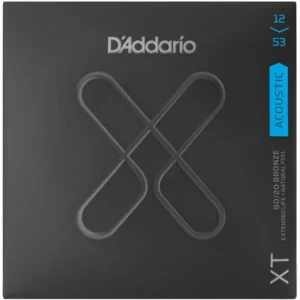 Super Prix D‘addario XTABR1253 Acoustic Guitar 6-String Set 80/20 Bronze 12-53 - jeu de 6 cordes