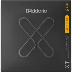 D‘addario XTABR1256 Acoustic Guitar 6-String Set 80/20 Bronze 12-56 - jeu de 6 cordes Nouveauté