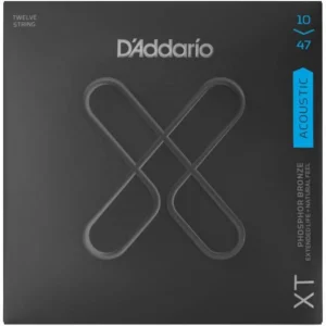 D‘addario XTAPB1047-12 Acoustic Guitar 12-String Set Phosphor Bronze Coated 10-47 - jeu de 6 cordes Affaire À Saisir