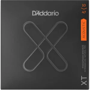 Pas Cher D‘addario XTAPB1047 Acoustic Guitar 6-String Set Phosphor Bronze Coated 10-47 - jeu de 6 cordes