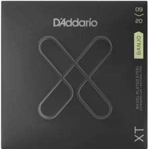 Remise D‘addario XTJ0920 5-String Banjo Nickel Plated Steel 09-20 - jeu de 6 cordes