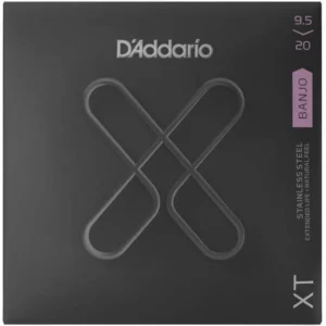 Populaire D‘addario XTJ09520 5-String Banjo Stainless Steel 9.5-20 - jeu de 6 cordes
