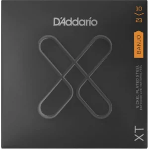 Marque D‘addario XTJ1023 5-String Banjo Nickel Plated Steel 10-23 - jeu de 6 cordes