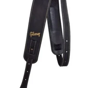 Expédié Aujourd'hui Gibson The Nubuck Guitar Strap - Black
