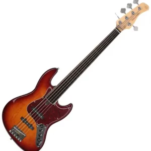 Sire Marcus Miller V7 Alder 5ST 5-String Fretless (2nd Gen) - tobacco sunburst Populaire