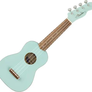Retour Gratuit Fender Venice Soprano Uke 2019 - daphne blue