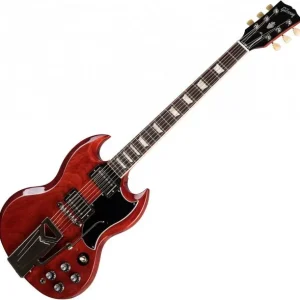 Meilleur Choix Gibson SG Standard ‘61 Sideways Vibrola - vintage cherry