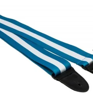 X-tone XG 3113 Nylon Guitar Strap Stripe - Blue & White Achat Immédiat