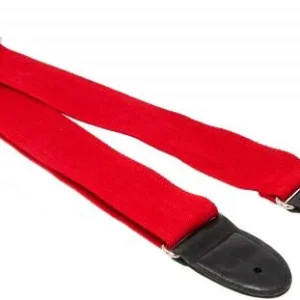 X-tone XG 3111 Cotton Metal Buckle Guitar Strap - Red Meilleure Vente