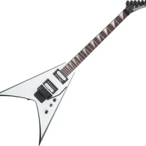 Jackson King V JS32 - white black bevels Livraison Express