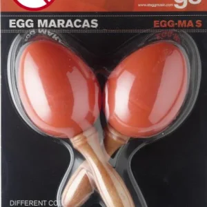 Jusqu'à Épuisement Des Stocks Stagg EGG-MA S/OR Paire De Maracas Oeufs En Plastique Orange