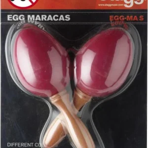 Stagg EGG-MA S/RD Paire De Maracas Oeufs En Plastique Rouge Prix Cassé
