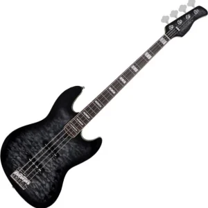 Sire Marcus Miller V9 Swamp Ash 4ST (2nd Gen) - transparent black Meilleur Prix