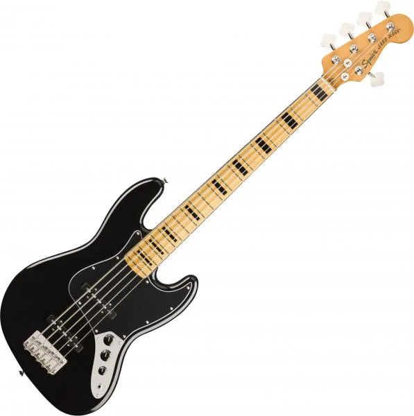 Squier Classic Vibe ‘70s Jazz Bass V (MN) - black Produit De Marque