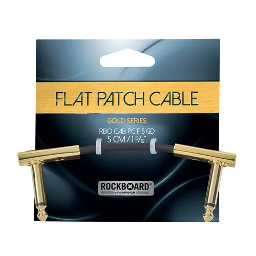 Rockboard PCF 5GD Patch Plat 5cm - gold Expédié Aujourd'hui