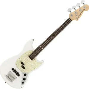 Fender American Performer Mustang Bass (USA, RW) - arctic white Super Prix