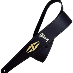 Must-Have Gibson The Split-Diamond Guitar Strap - Black