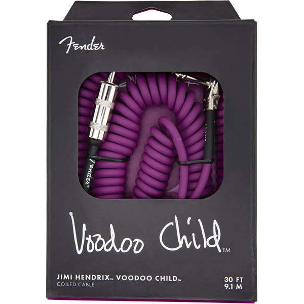 Fender Jimi Hendrix Voodoo Child Coil Cable 30 (9.1m) - Purple Nouveauté