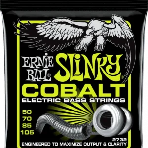 Ernie ball Bass (4) 2732 Slinky Cobalt 50-105 - jeu de 4 cordes Nouveauté