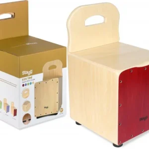 Expédié Aujourd'hui Stagg EasyGo Cajon enfant Rouge