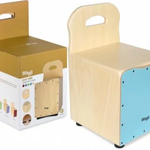 Quantité Limitée Stagg EasyGo Cajon enfant Bleu