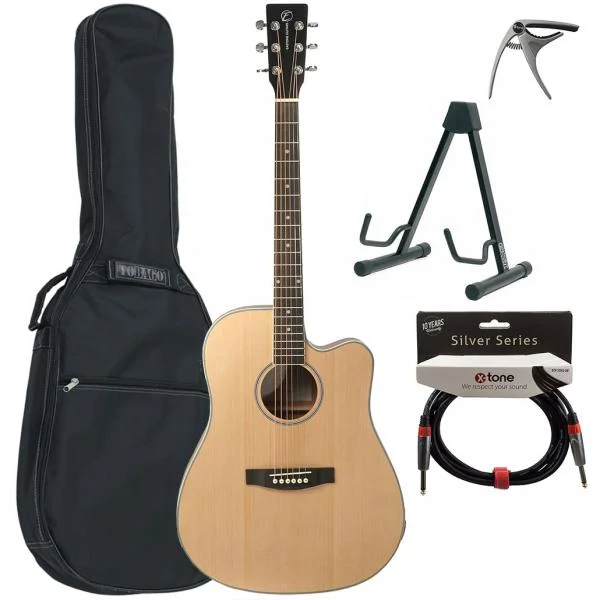 Eastone DR100CE-NAT + Pack - natural satin Meilleure Vente