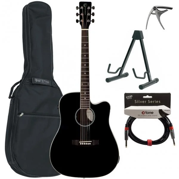 Bon Plan Eastone DR100CE-BLK + Pack - black