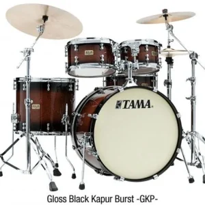 Tama S.L.P. Dynamic Kapur Kit - 4 fûts - gloss black kapur burst Expédié Aujourd'hui