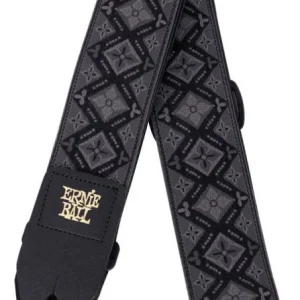 Commande En Gros Ernie ball Jacquard Guitar Strap - Regal Black