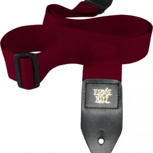Ernie ball Polypro Guitar Strap - Burgundy Satisfait Ou Remboursé