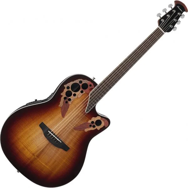 Ovation CE48P-KOAB-G Celebrity Elite Exotic - dark burst koa Prix Réduit