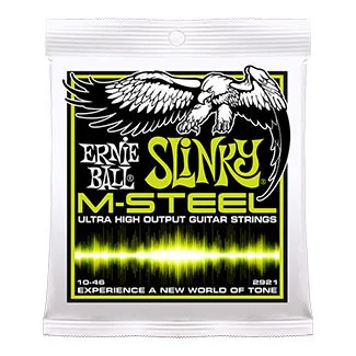 Ernie ball Electric (6) 2921 Slinky M-Steel 10-46 - jeu de 6 cordes Remise