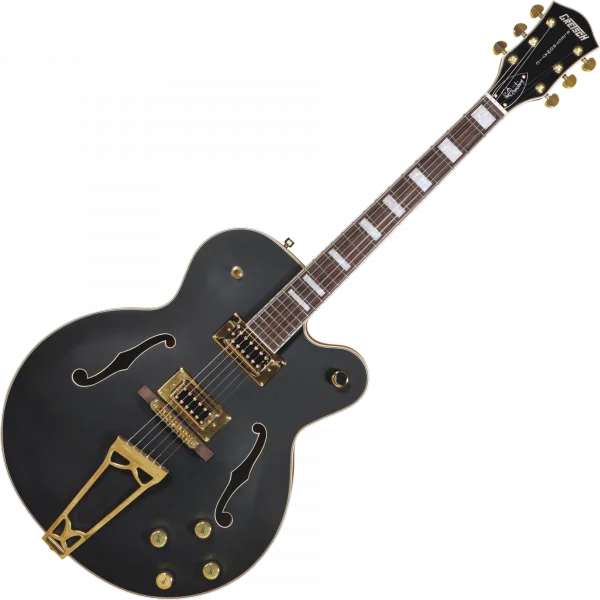 Meilleur Choix Gretsch Tim Armstrong G5191BK Electromatic Hollow Body - black matte